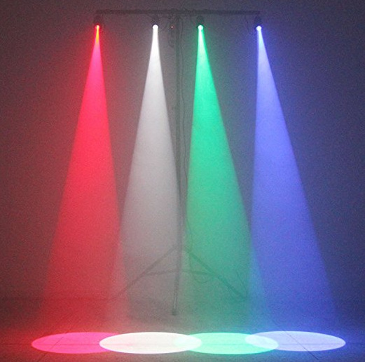 Directo de fábrica Cuatro en Uno DMX a todo color led proyector bola de cristal proyector bar luz de la etapa