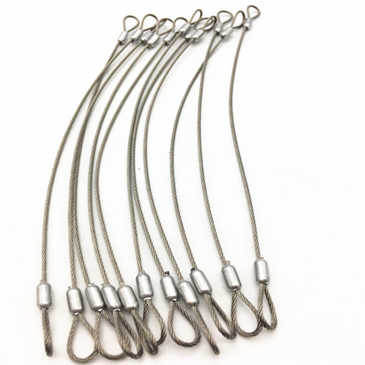 Anillo de pulsera cuerda de alambre colgante joyería cuerda de alambre fino suave máquina hecha a mano alambre de cuentas de acero