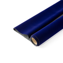 哇噢宝蓝色水刺底长毛植绒布珠宝首饰盒包装绒布背胶绒布自粘绒布