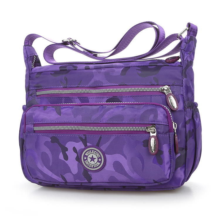 2025秋季新款迷彩单肩牛津纺大包休闲斜跨女包旅游包便宜妈咪包