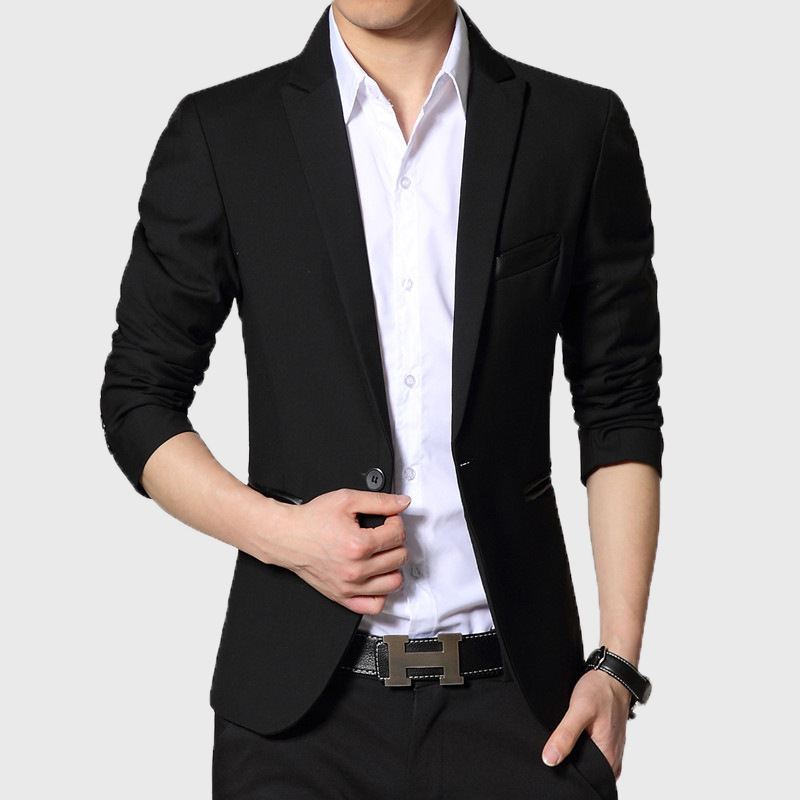 Hombres de primavera y verano nuevos hombres de traje casual de los hombres de negocios delgada chaqueta al por mayor estilo coreano pequeño traje