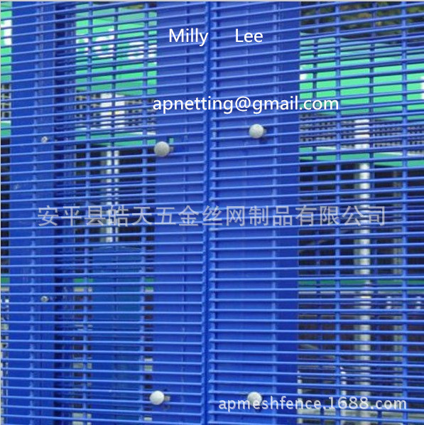 出口可视镀锌静电喷涂358高 护网12.7x76.2mm