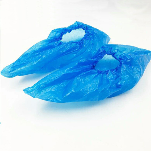 PE disposable waterproof and dustproof shoe covers thickened plastic home shoe covers wholesale 100 pieces