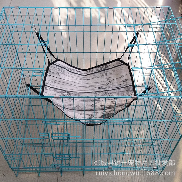 Котята висячий гамак (flax) 40×50 см, проветриваемое место для клетки для кошек/мелких животных с крючками