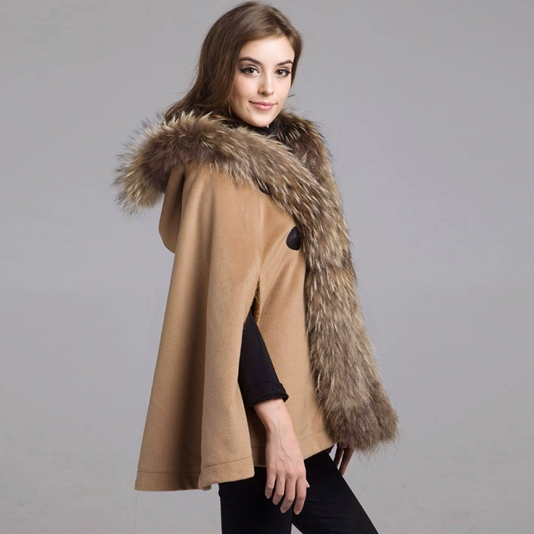 Зимний модный trench coat с капюшоном, шерстяное пальто, корейский стиль, свободный крой
