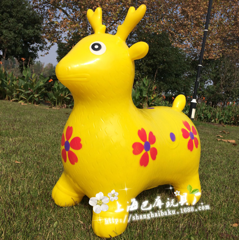 explosion-proof inflatable painted toy for jumping
