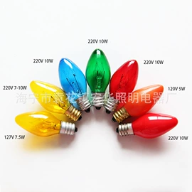 普通白炽灯;彩色灯泡;指示灯泡