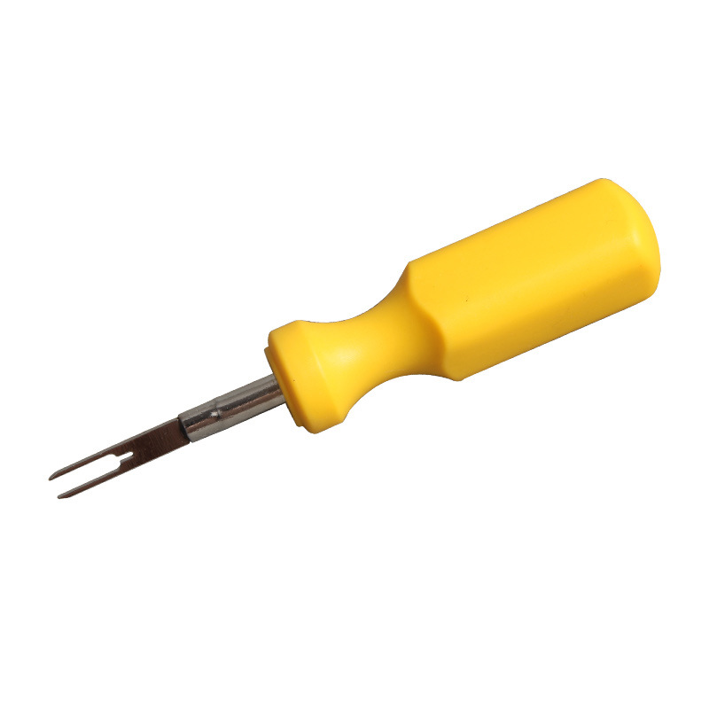 Adecuado para Volkswagen Audi aguja removedor coche arnés de cableado terminal desmontaje y herramienta de carga aguja de desbloqueo y sacar clave