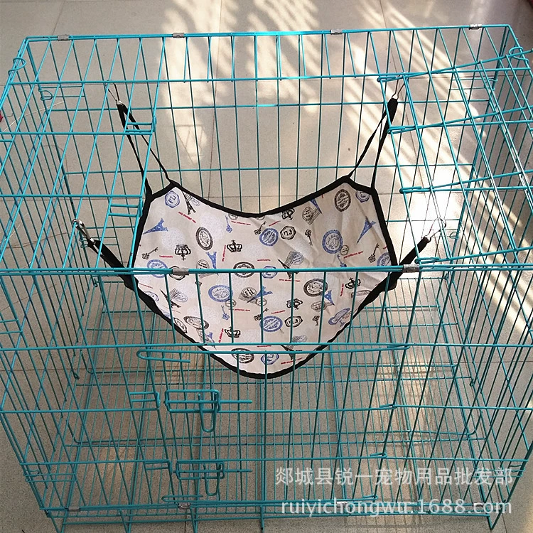Котята висячий гамак (flax) 40×50 см, проветриваемое место для клетки для кошек/мелких животных с крючками