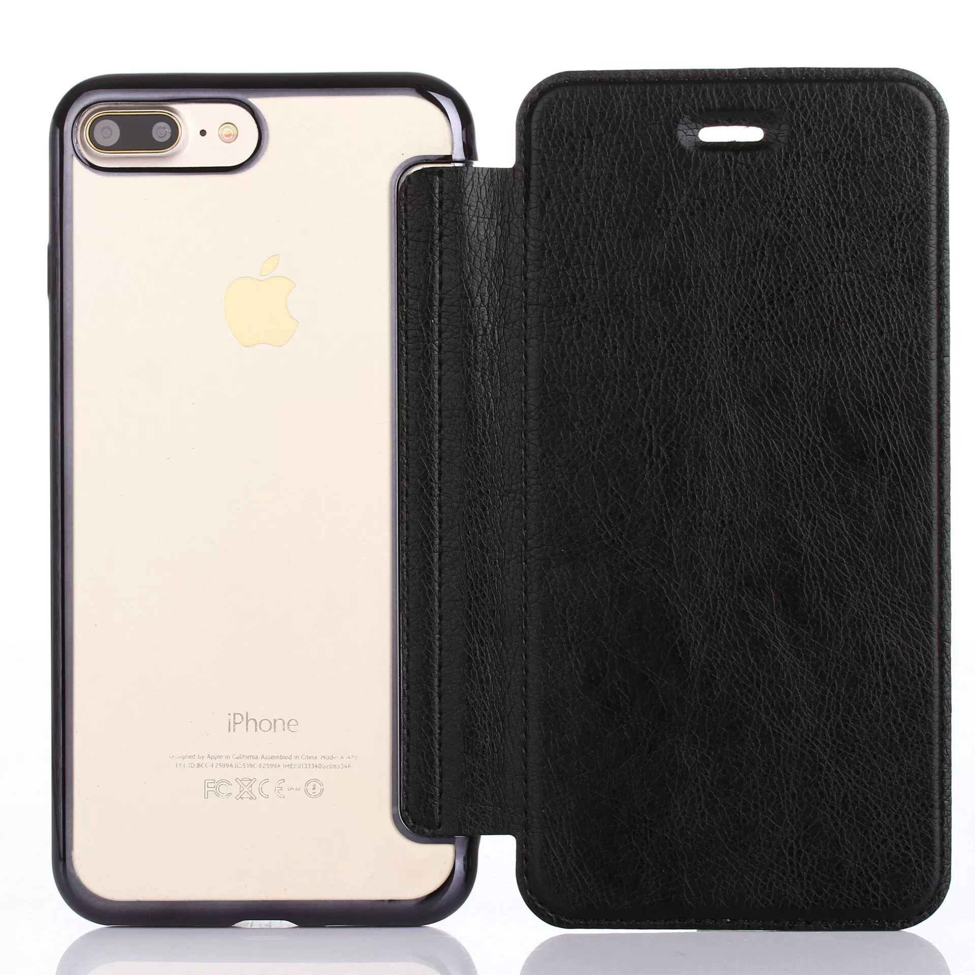 Apple, compatible folding mobile phone, iPhone 14, transparent protective case, phone case, iphone