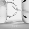 TUULI Creative Round Water Cup Polar Handmade Glass Cute Cup Bear Bear Bear Bear Bear Peace Couple Cup
