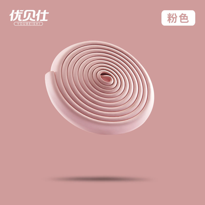 Suministro directo de fábrica tira anticolisión para niños esquina protectora de goma extrusión tira de colisión borde de la esquina de la mesa cubierta de seguridad para niños tira anticolisión