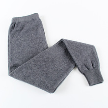 2024秋冬新款成人单面羊绒裤男士保暖羊毛裤高腰贴身打底裤可批发
