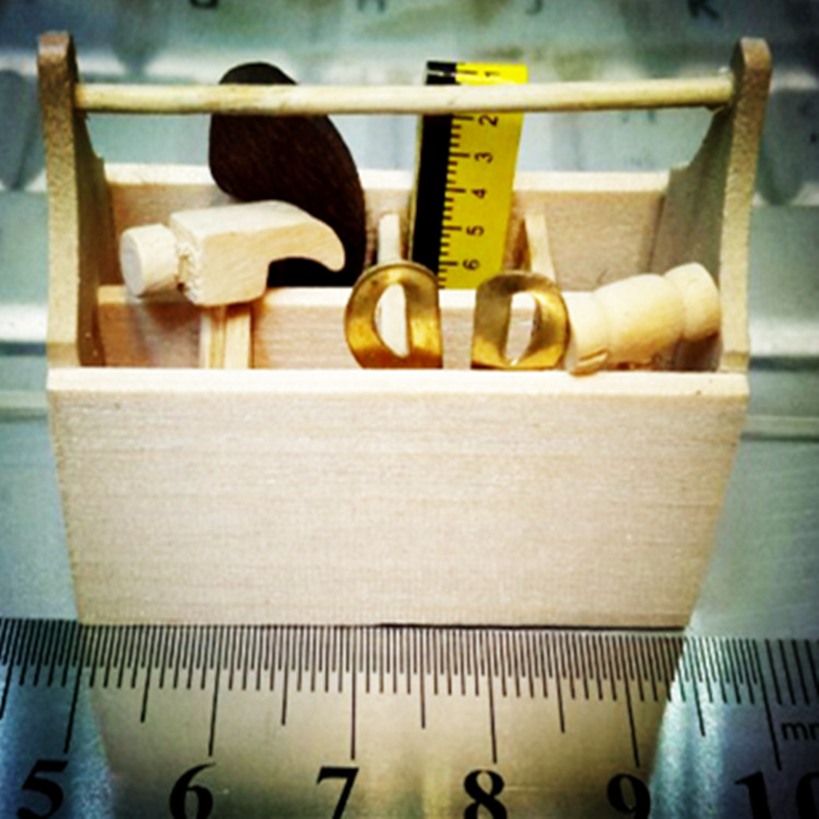 dollhouse  miniatures΢��ʳ��diyģ�ͷ������������ɨ��ľ����