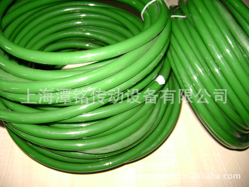 供应直径12mm内有钢丝PU圆带、耐拉伸圆皮带、耐磨擦圆带