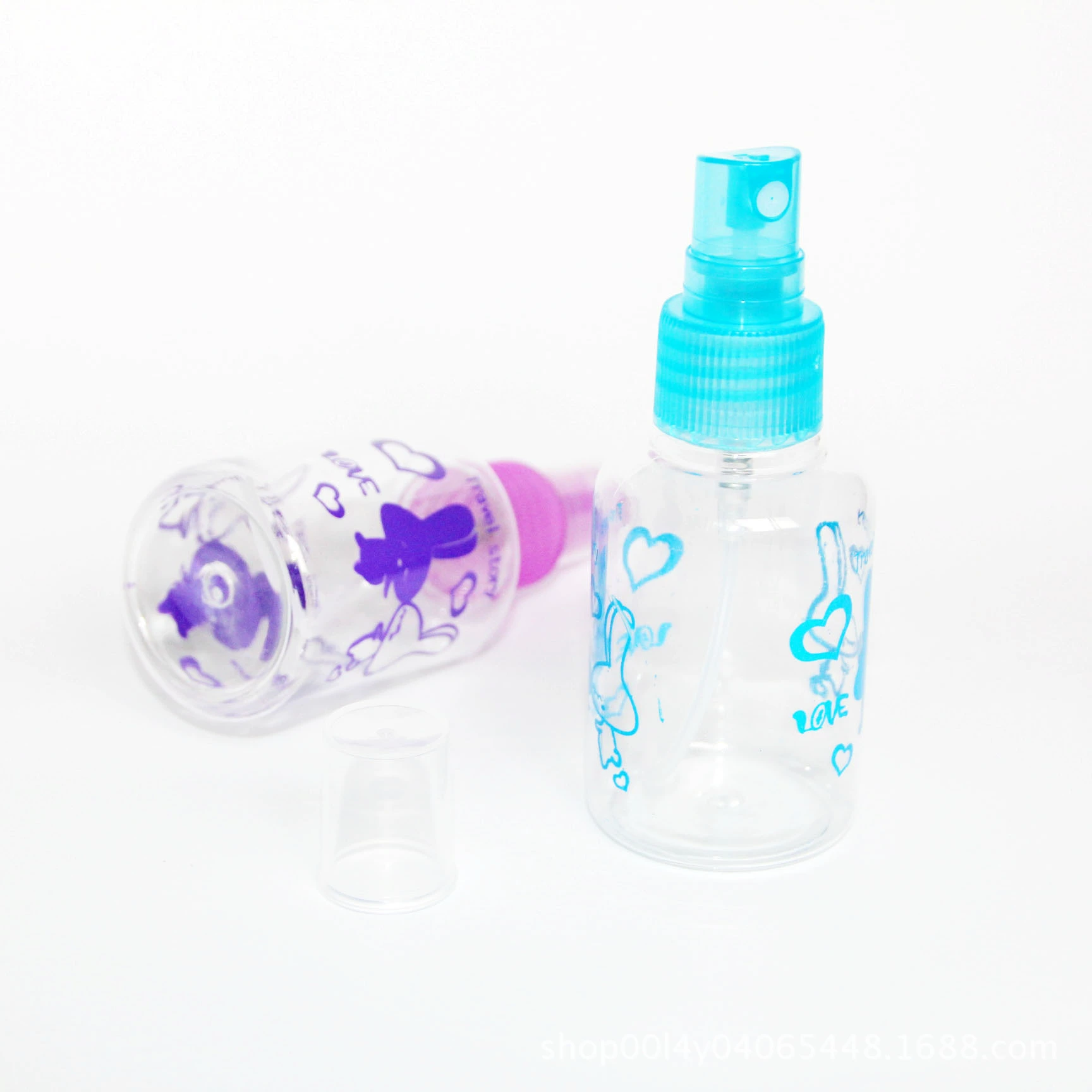 Makeup fixer, transparent sprayer, antibacterial container, 50 ml, wholesale