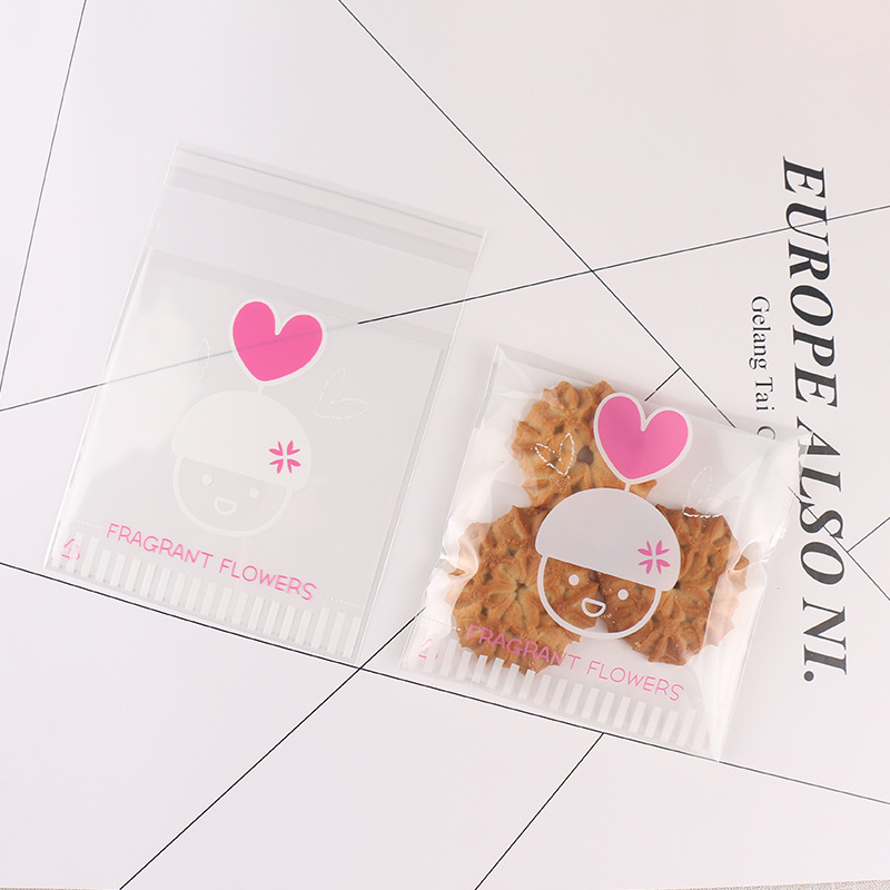 现货供应烘焙食品饼干包装袋 小饰品试用装手工皂小包装10*10+3