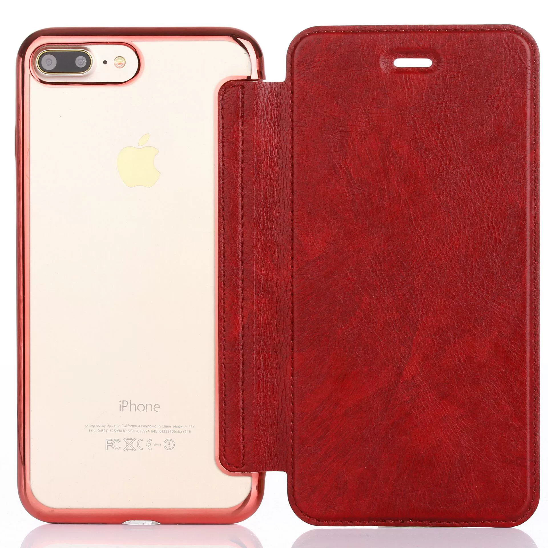 Apple, compatible folding mobile phone, iPhone 14, transparent protective case, phone case, iphone