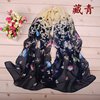 New Yiwu Colorful Little Color Celebrity Poor Chiffon Silk Scarf Wholesale Spring and Summer Printing Scarf Small Gauze