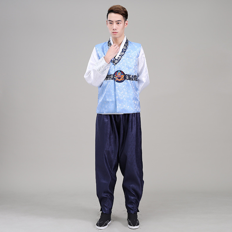 Traditional Hanbok Korean Costume Performance Costume Wedding Costume Korean Dance Costume Male Ethnic Style