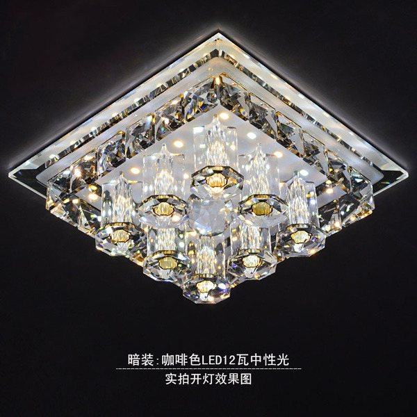 Creative square LED underwater lights for corridor