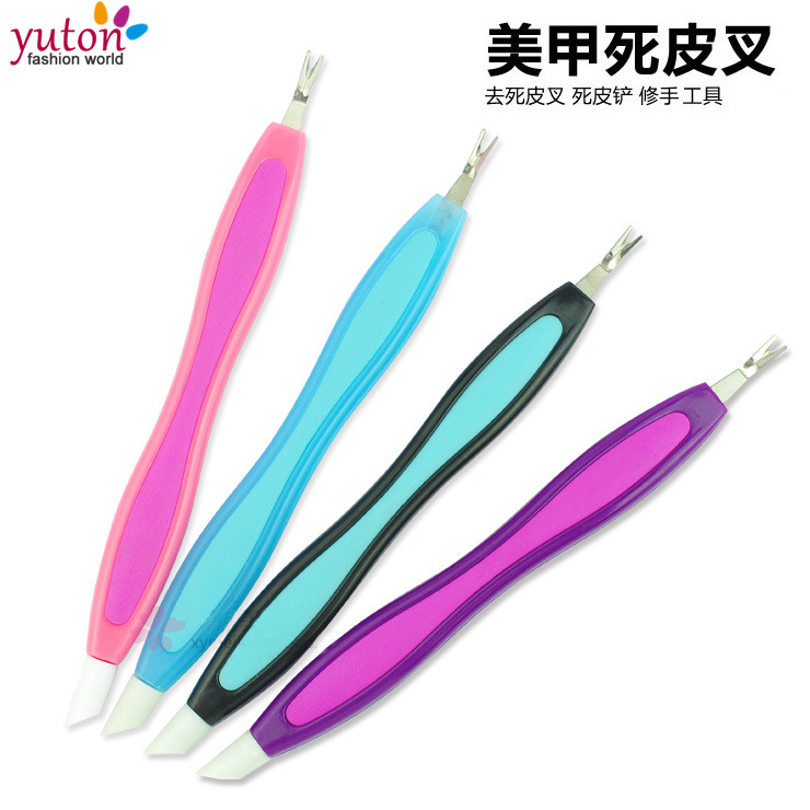 Double-sided exfoliating manicure tools set for nails for manicure