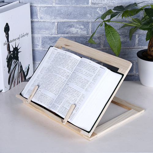 Reading bookshelf, children's reading shelf, book stand, book holder, post rack, student anti-myopia