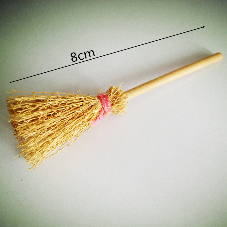 dollhouse  miniatures΢��ʳ��diyģ�ͷ������������ɨ��ľ����