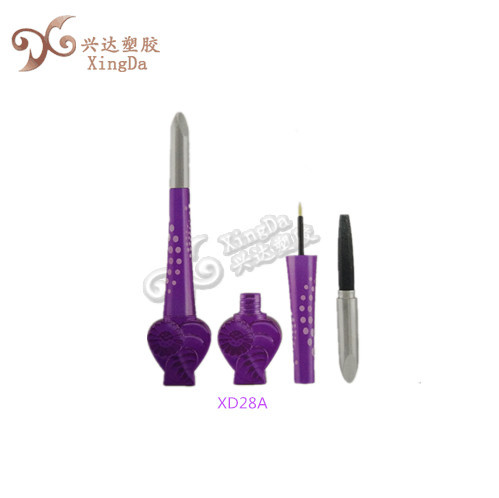 厂家直销眼线管塑胶空管吹瓶双头两用空管吹瓶高档化妆品包装新款