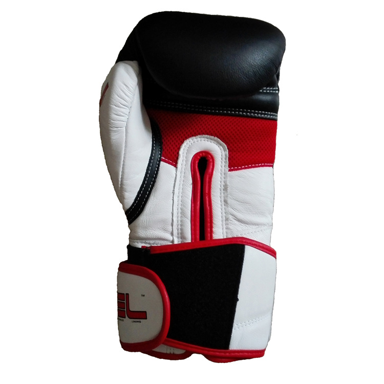 Manufacturer Adult Boxing Training Cowhide Gloves for Men and Women Sanda Fighting Muay Thai Competition Genuine Leather Gloves Protective Gear
