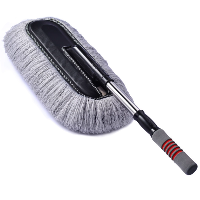 Щетка для мойки автомобилей с длинной ручкой, выдвижная щетка для мытья авто, микрофибровый пылесборник для автомобиля, прямые продажи с завода.