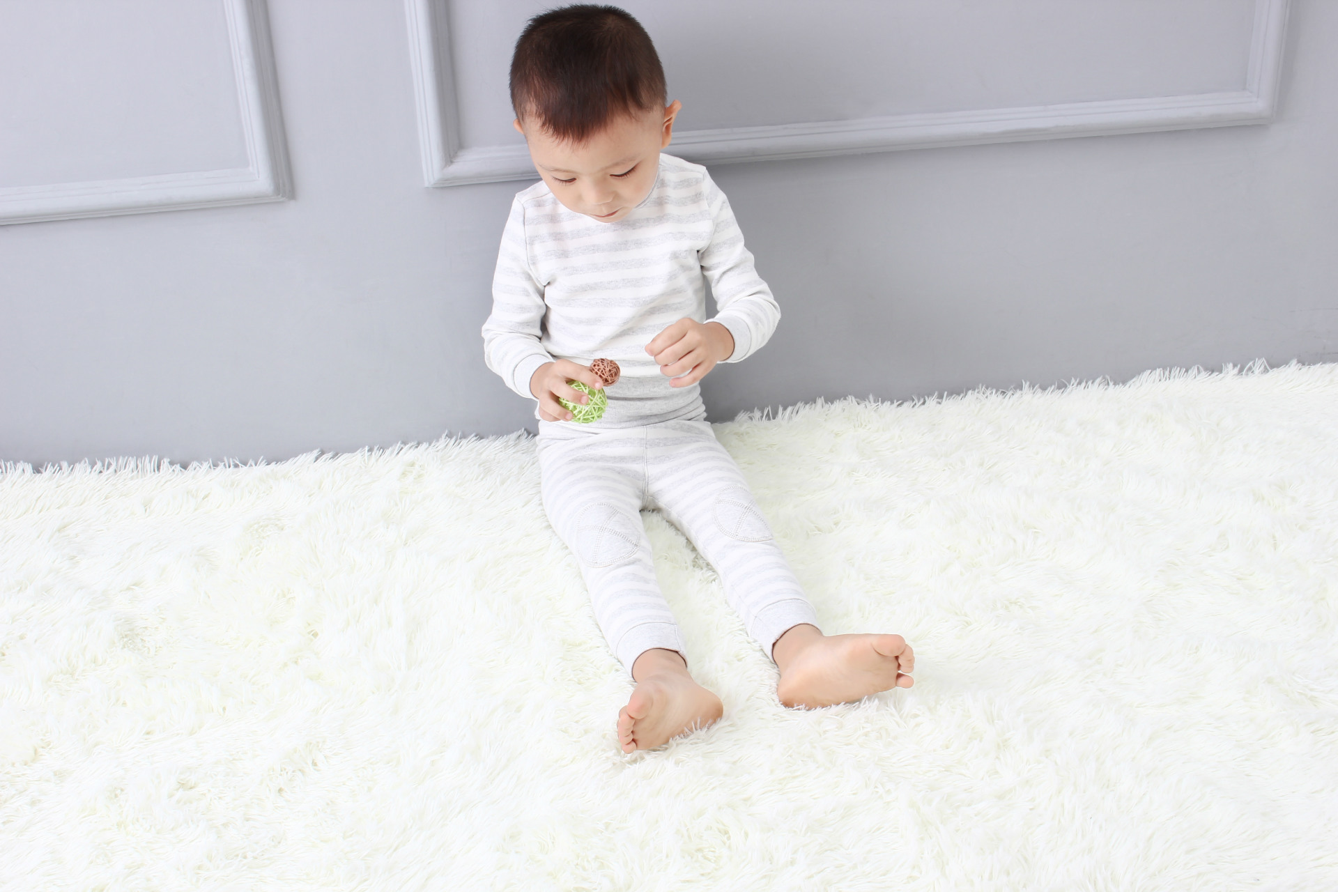 패치가없는 사용자 정의 회색 줄무늬