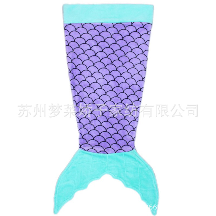 다크 퍼플 + 라이트 그린 물고기 비늘