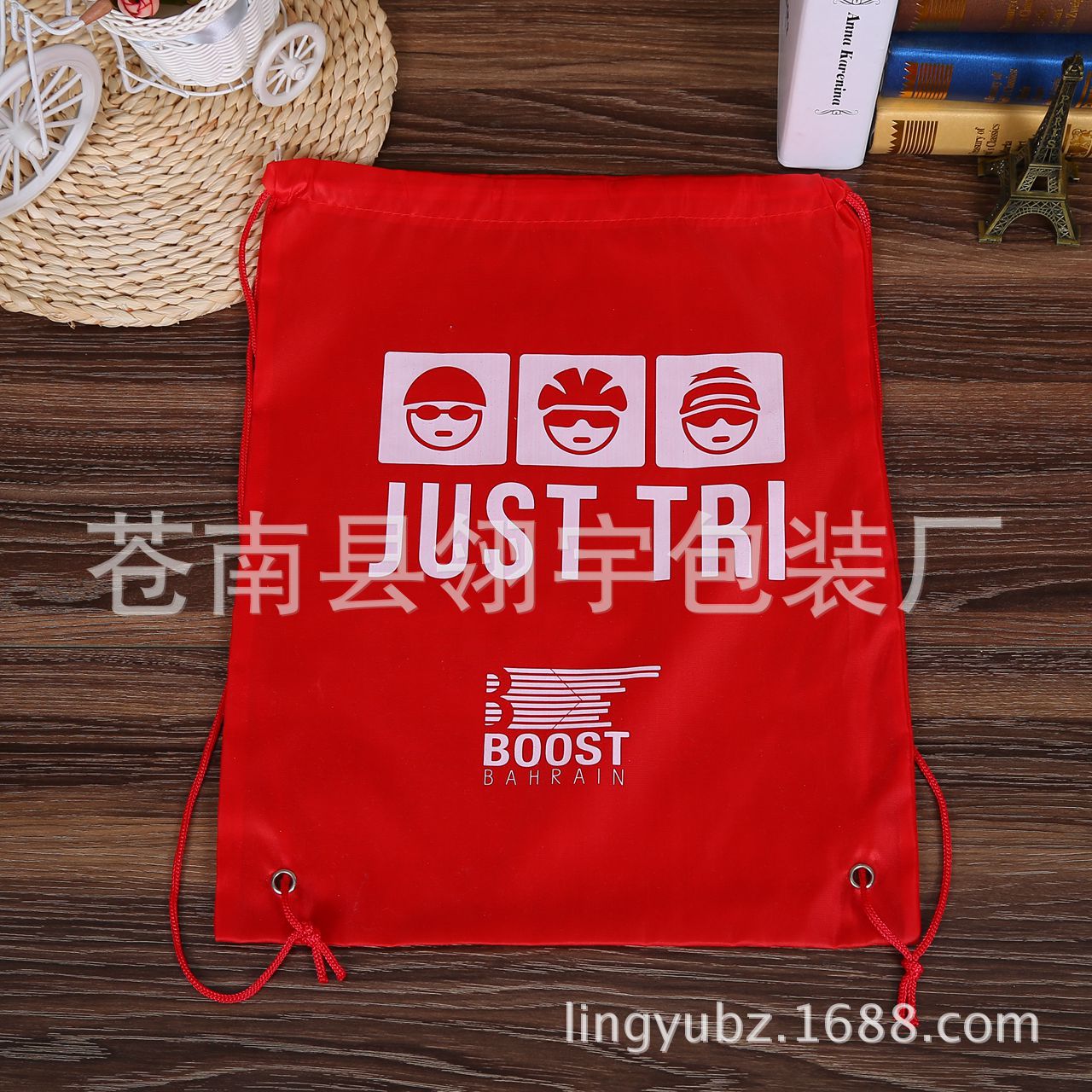 厂家直供涤纶布抽绳袋广告拉绳背包布袋双肩尼龙束口袋定 制