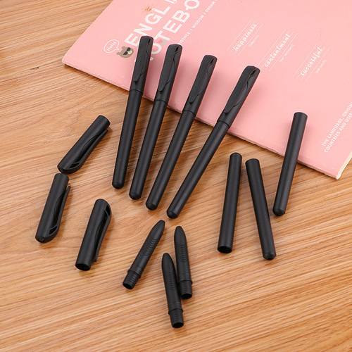 Gel pen empty pen barrel disappeared pen empty pen shell three-piece set business signature gel pen empty barrel accessories manufacturer wholesale