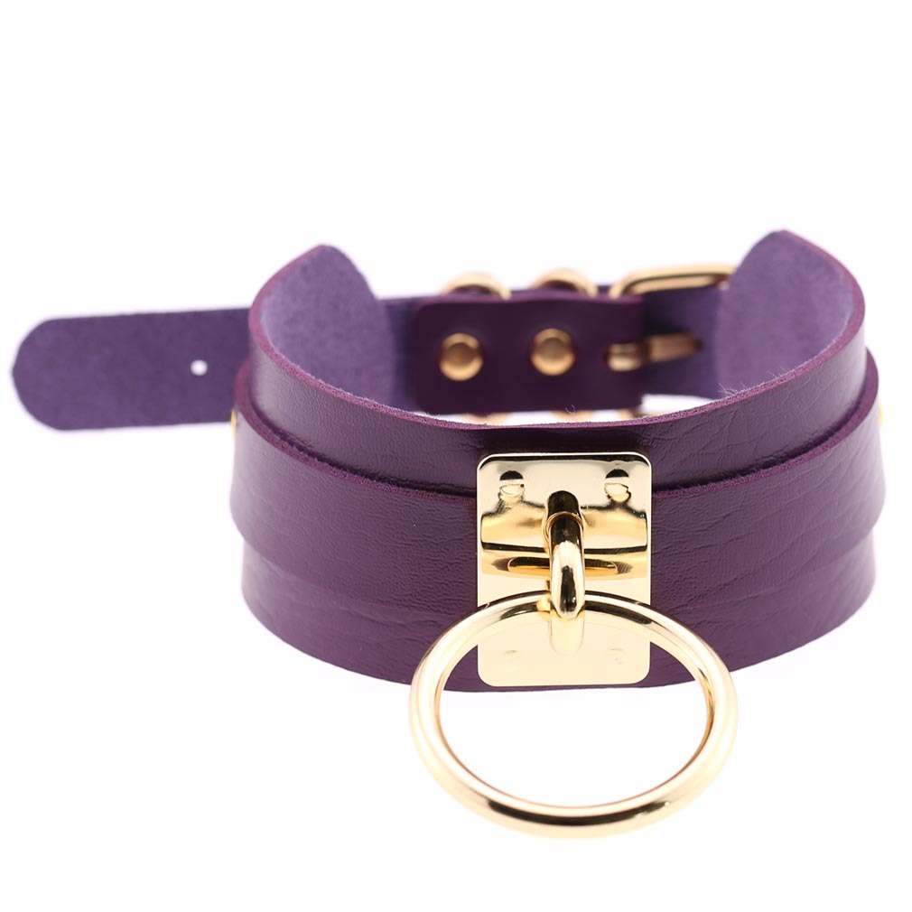 Cercle doré-violet