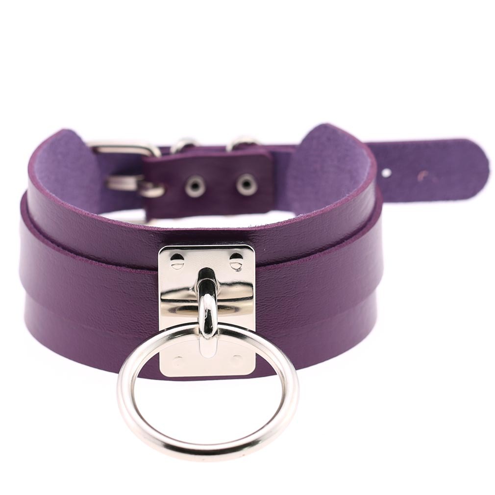 Bague en argent-violet