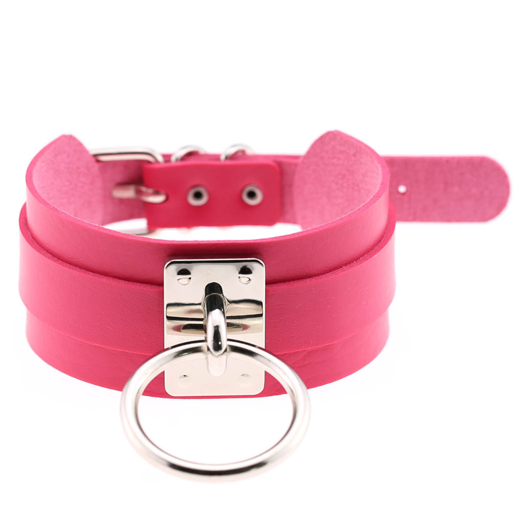 Bague en argent-rouge violacé