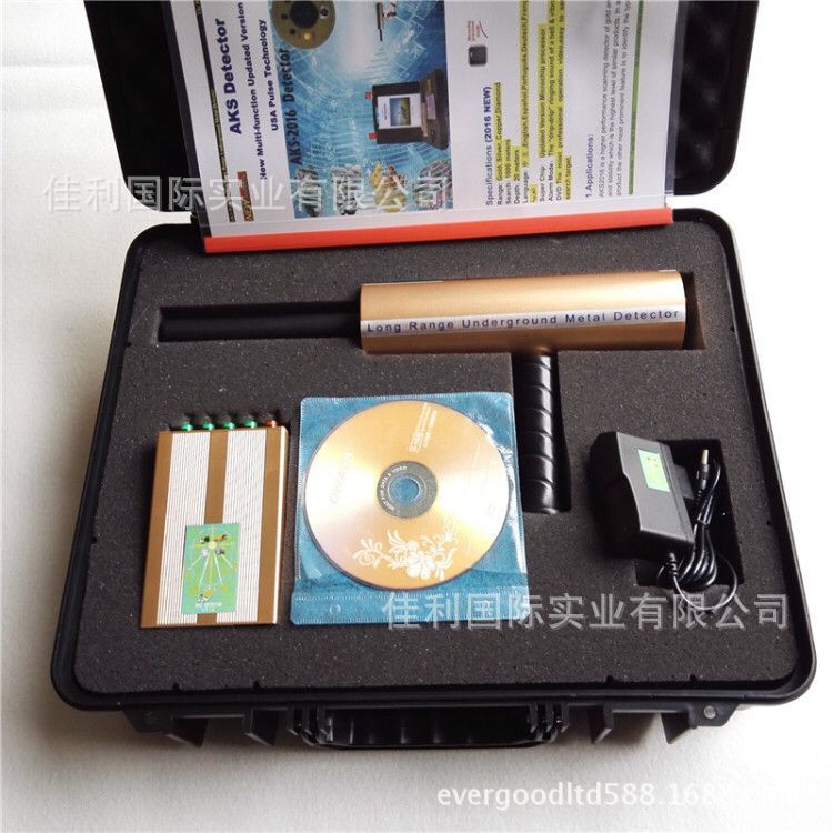 外贸出口型美国技术AKS Detector德克萨神地下金银铜宝石金属探测