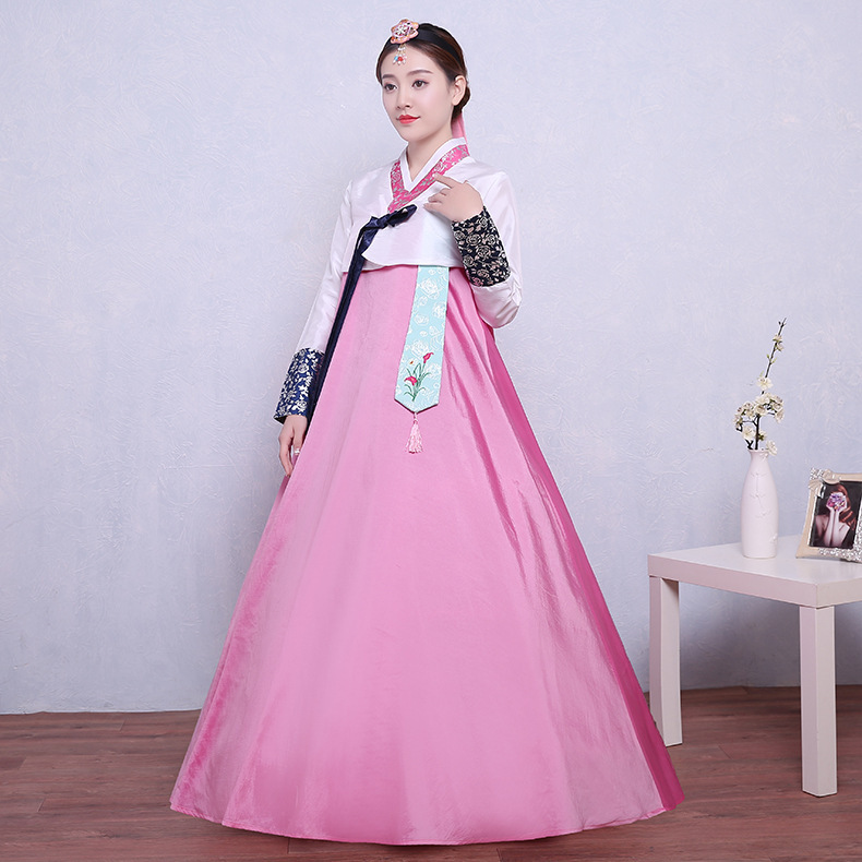 Han Yue Fang New South Korea Ancient Suit Traditional Korean Dress Female Court Dress Minority Dae Korean Dance