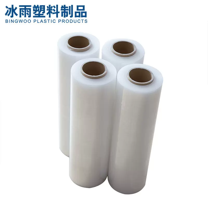 PE缠绕膜拉伸膜工业包装打包膜托盘用塑料薄膜批发50cm缠绕膜厂家