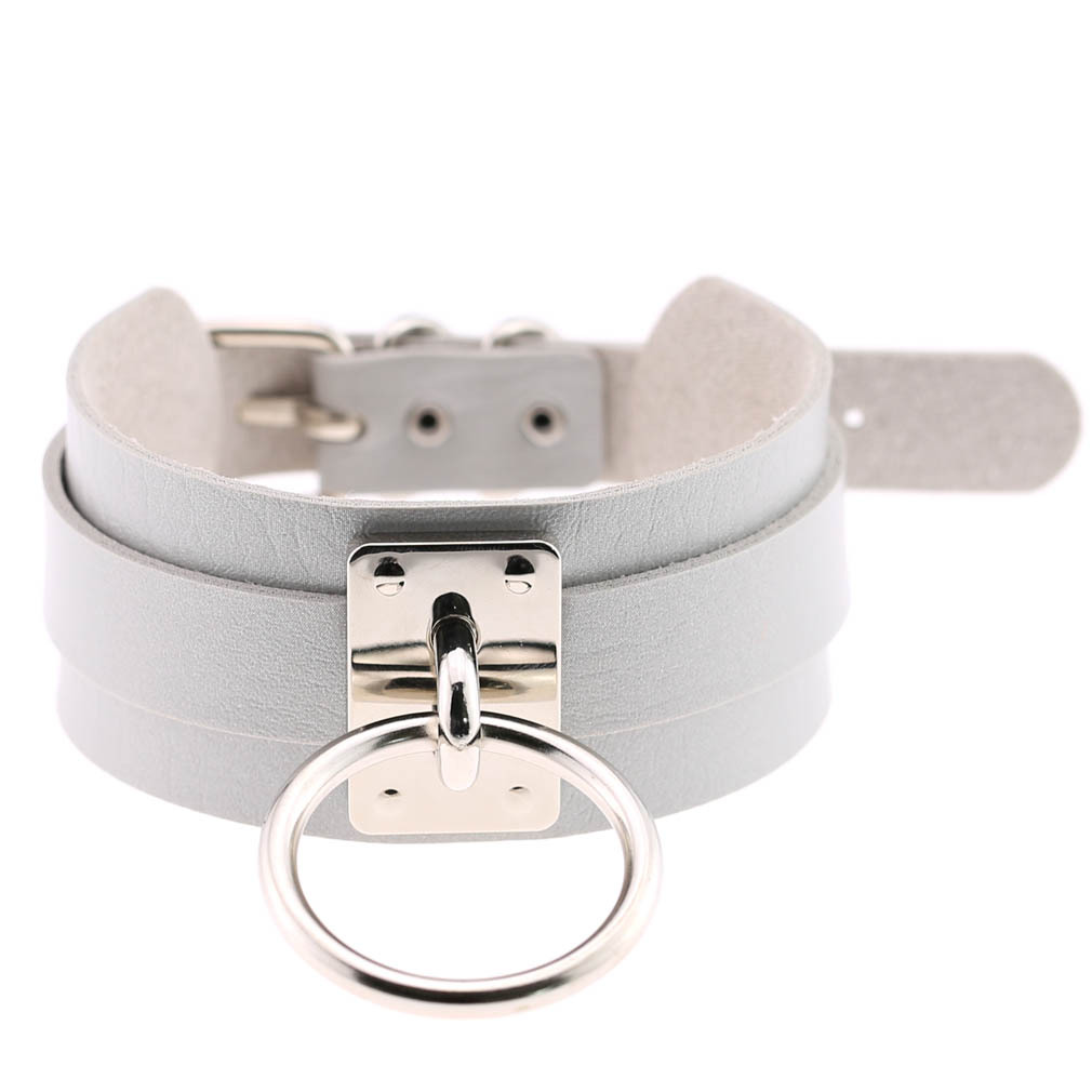 Bague en argent-gris clair