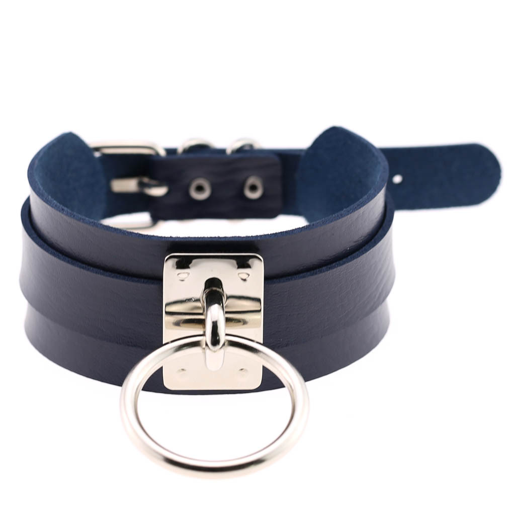 Bague en argent-bleu foncé