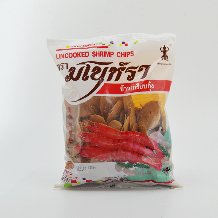 泰国进口休闲零食宋卡龙虾片虾味木薯片 500g 袋装 整箱更优惠
