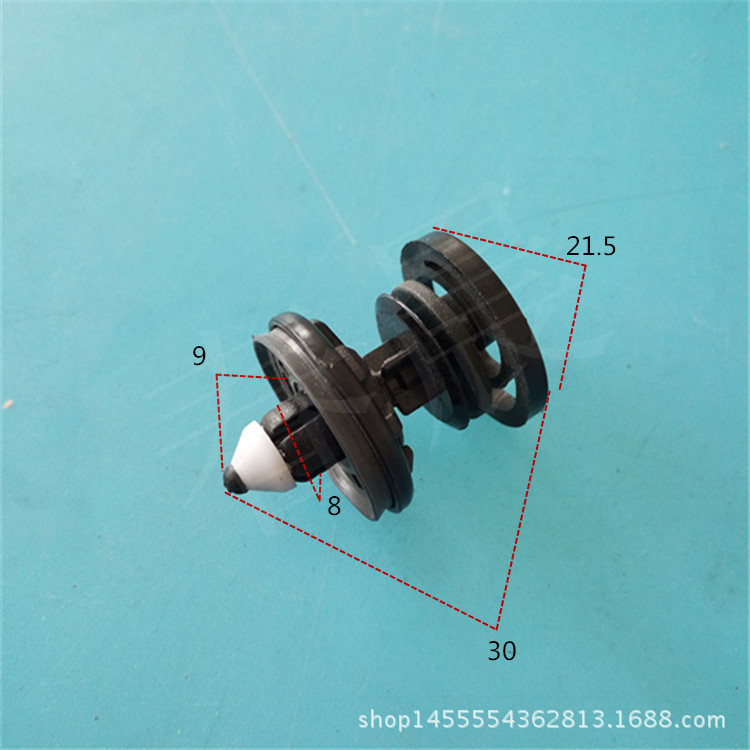 汽车塑料固定卡扣 汽车配件 速腾门板扣线束固定卡扣 工厂现货