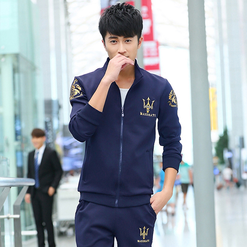 Spring and Autumn Sports Students Low Price suit Leisure Long Sleeve Jacket Men's Vertical Collar Sweatshirt Factory Direct M-9XL Batch Spring and Autumn Sports Students Low Price suit Leisure Long Sleeve Jacket Men's Vertical Collar Sweatshirt Factory Direct M-9XL Batch