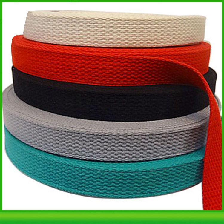 厂家供应涤纶织带间银线人字带有机棉织带黒色平纹织带