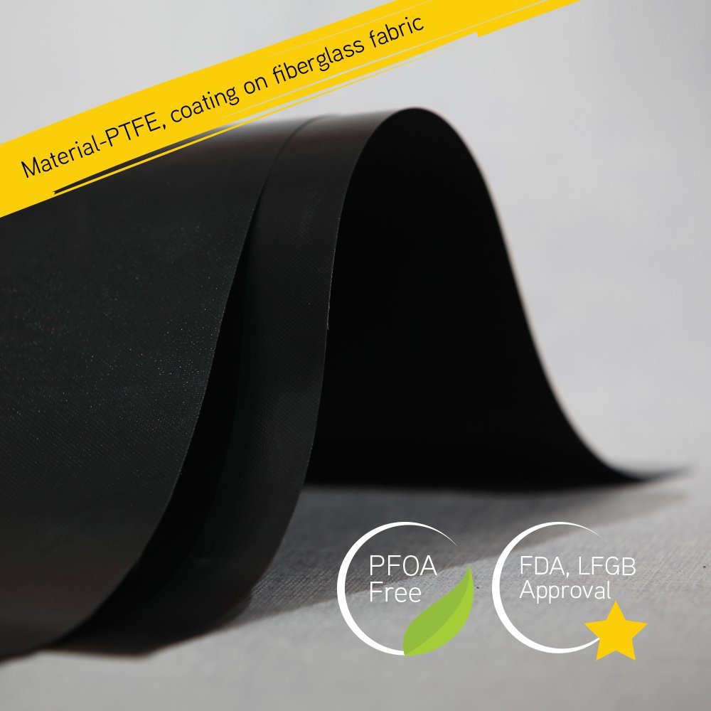 Estera de barbacoa de teflón resistente a altas temperaturas antiadherente estera del horno reutilizable papel barbacoa estera de teflón
