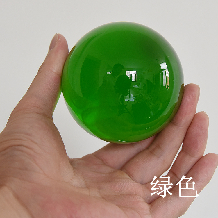 Fabricante bola de cristal transparente decoración base arte decoración artesanía K9 bola de vidrio de color rosa amarillo al por mayor