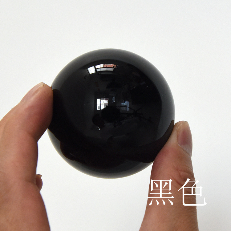 Fabricante bola de cristal transparente decoración base arte decoración artesanía K9 bola de vidrio de color rosa amarillo al por mayor